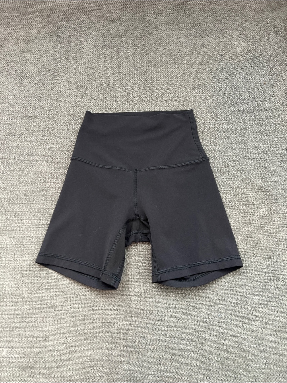 lululemon athletica Black High-Rise Athletic Bike Shorts